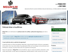 Tablet Screenshot of megafilm.com.br